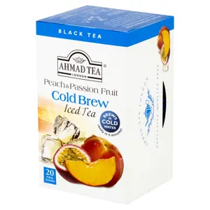 Produkt Ahmad Tea | Peach & Passion Fruit Cold Brew | 20 alu sáčků