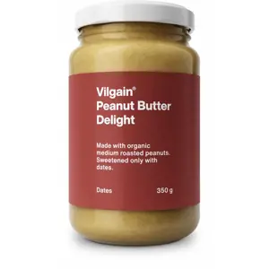 Produkt Vilgain Arašídové máslo delight BIO s datlemi 350 g