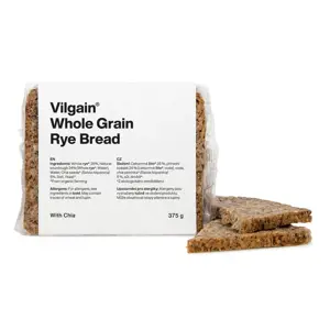Produkt Vilgain Celozrnný žitný chléb BIO s chia semínky 375 g