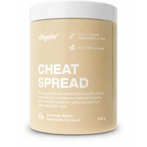 Produkt Vilgain Cheat Spread mandle s bílou čokoládou a kokosem 300 g