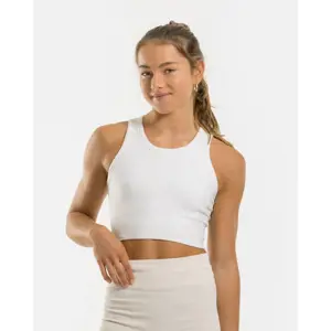 Vilgain Cotton Crop Top – L off white