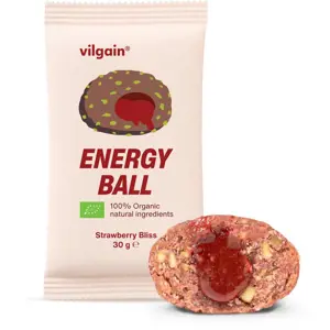 Vilgain Energy Ball BIO – jahodový džem 30 g