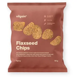 Produkt Vilgain Flaxseed Chips pikantní 50 g