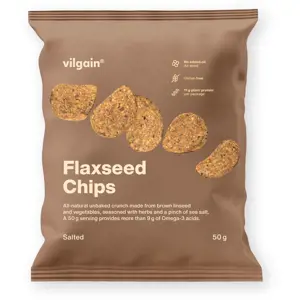 Vilgain Flaxseed Chips – solené 50 g