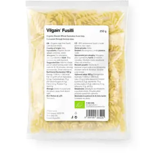 Vilgain Fusilli těstoviny BIO semolinové 250 g