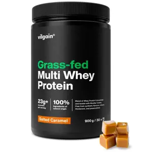 Vilgain Grass-Fed Multi Whey Protein slaný karamel 900 g