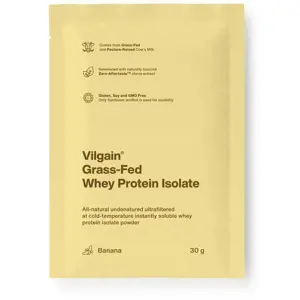 Produkt Vilgain Grass-Fed Whey Protein Isolate banán 30 g