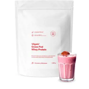 Produkt Vilgain Grass-Fed Whey Protein jahodový milkshake 1000 g