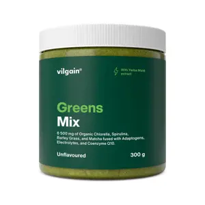 Vilgain Greens Mix – bez příchutě s yerba maté 300 g