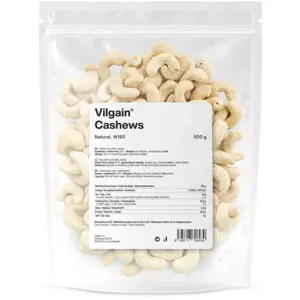 Produkt Vilgain Kešu ořechy natural W180 500 g