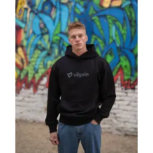 Vilgain Logo Hoodie – L Černá