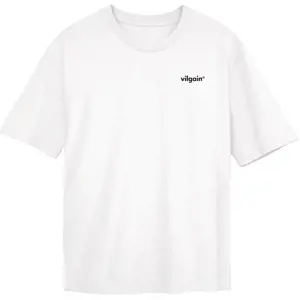 Vilgain Logotype Badge Tee – L White