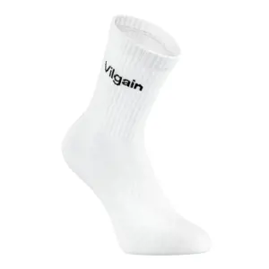 Vilgain Logotype Crew Socks – 35 - 38 white