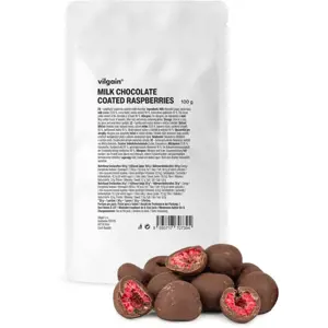 Produkt Vilgain Maliny v čokoládě mléčná čokoláda 100 g