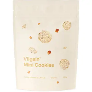 Vilgain Mini Cookies BIO slaný karamel s mandlemi 100 g