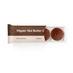 Vilgain Nut Butter Cups BIO – mandlové máslo 39 g (3 x 13 g)