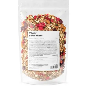 Vilgain Pečené müsli – borůvky, maliny & skořice 600 g