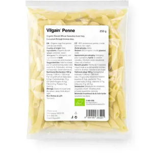 Produkt Vilgain Penne těstoviny BIO semolinové 250 g