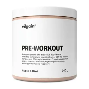 Vilgain Pre-Workout jablko s kiwi 240 g