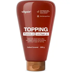 Vilgain Prebiotic Topping Low Sugar slaný karamel 300 g - Zkrácená trvanlivost