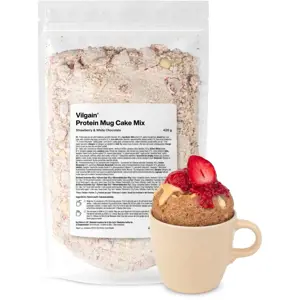 Produkt Vilgain Protein Mug Cake Mix Jahoda a bílá čokoláda 420 g