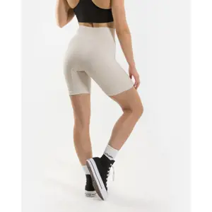 Vilgain Seamless Ribbed Biker Shorts S/M sand