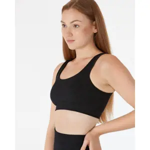 Vilgain Seamless Ribbed Bra – M/L black