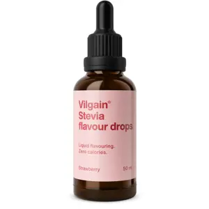 Vilgain Stevia Drops jahoda 50 ml