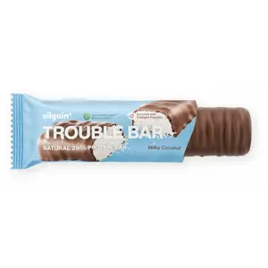 Produkt Vilgain Trouble Protein Bar Kokos s mléčnou čokoládou 55 g