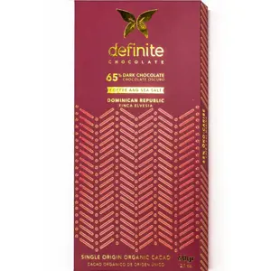 Definite Chocolate Definite - Tmavá 65 % s příchutí kávy s mořskou solí