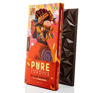 Produkt PURE Chocolate Company 70% Tmavá čokoláda se skořicí