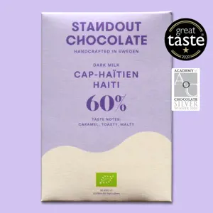 Produkt Standout Chocolate PO Standout Tmavá mléčná čokoláda - Haiti Cap-Haïtien 60%