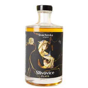 Destilérka Svach (Svachovka) Zlatá Slivovice Svach 50% 0,5l