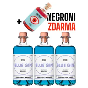 Garage 22 3x Garage BLUE GIN + Negroni Zdarma