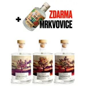 Produkt Lihovar Poněšice Balíček Destilátů z Poněšic + Mrkvovice Zdarma