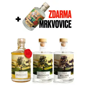 Produkt Lihovar Poněšice Balíček Poněšických hruškovic + Mrkvovice Zdarma