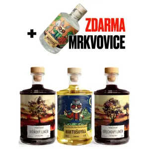 Produkt Lihovar Poněšice Balíček Poněšických tradičních likérů + Mrkvovice Zdarma