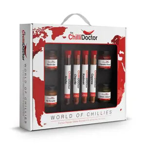 Produkt The Chilli Doctor s.r.o. World of Chillies 4 x 9 g , 4 x 40 ml