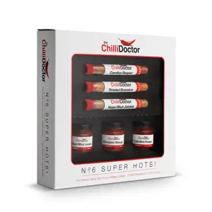 Produkt The Chilli Doctor - Super Hots! 3 x 9 g , 3 x 40 ml
