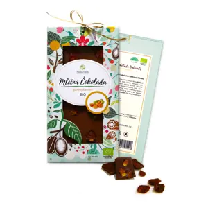 Čokoláda Naturalis s golden berries mléčná BIO- 80g