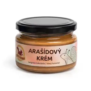 Produkt Veselá Veverka Arašídové máslo belgická čokoláda/slaný karamel 220 g